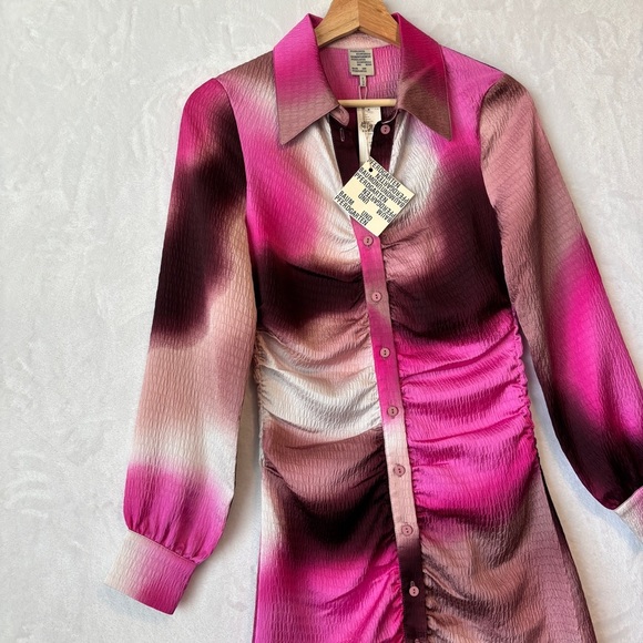 Baum und Pferdgarten Anthropologie pink Abira Dress size 0 NWT - Picture 3 of 14